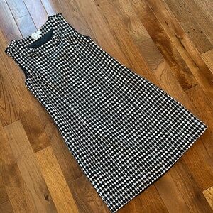 Loft Black and White Dress